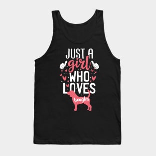 Just a Girl Who Loves Bernese Beagles Tank Top